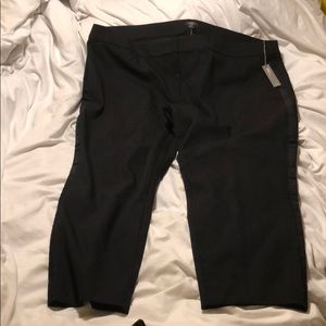 Velvet detailed pants